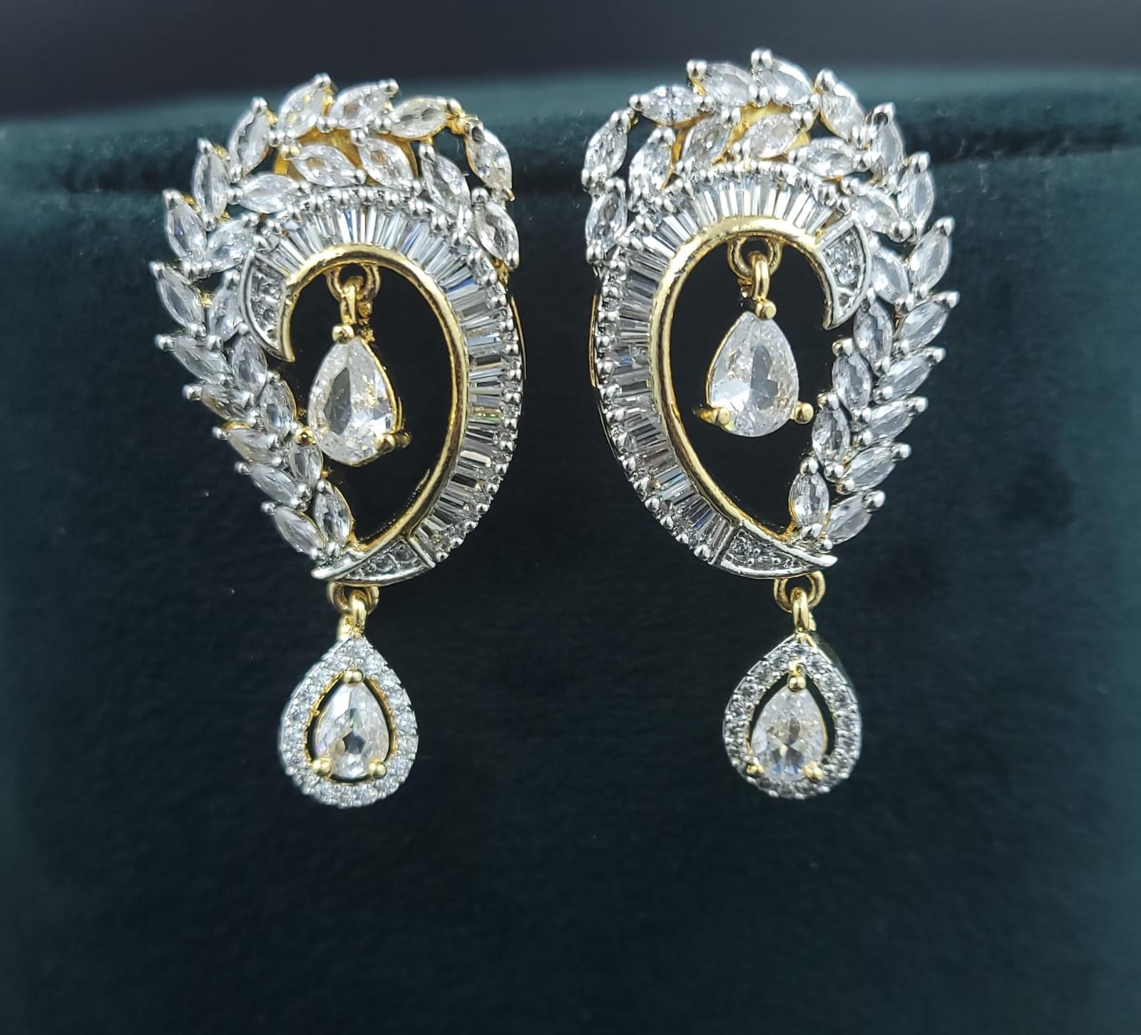 American Diamond CZ Choker Necklace Set With Earrings and Tikka, AD  Jewellery, Indian Jewellry, Bridal Jewelry - Etsy Denmark