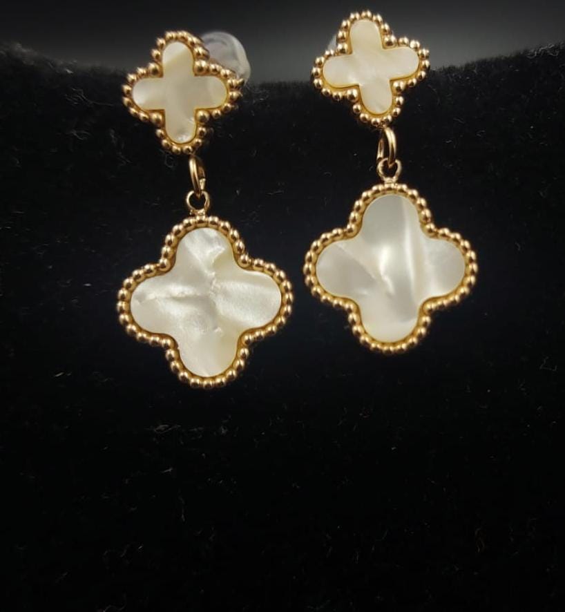 Mother of pearl anti tarnish earrings